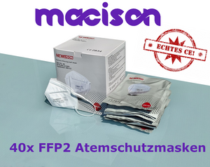 Premium Atemschutzmaske New Lison FFP2 (wieder verfügbar)