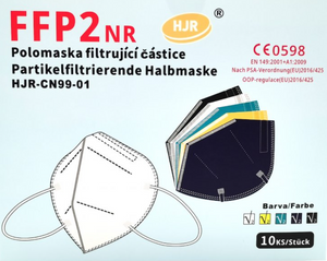 Atemschutzmaske FFP2 bunt - HJR 20 Stück